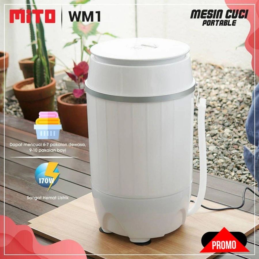 MESIN CUCI MITO WM1 WM 1 MESIN CUCI MINI