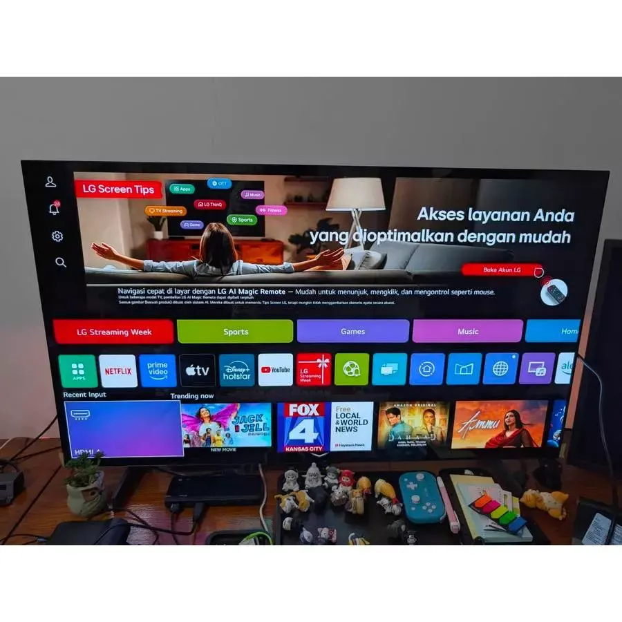 LG SMART TV 32 INCH WEB OS WITH SMART REMOTE 32LR600 SMART TV LG 32 INCH 32LR600 HD READY DIGITAL TV + MAGIC REMOTE TELEVISI MEDAN GARANSI RESMI