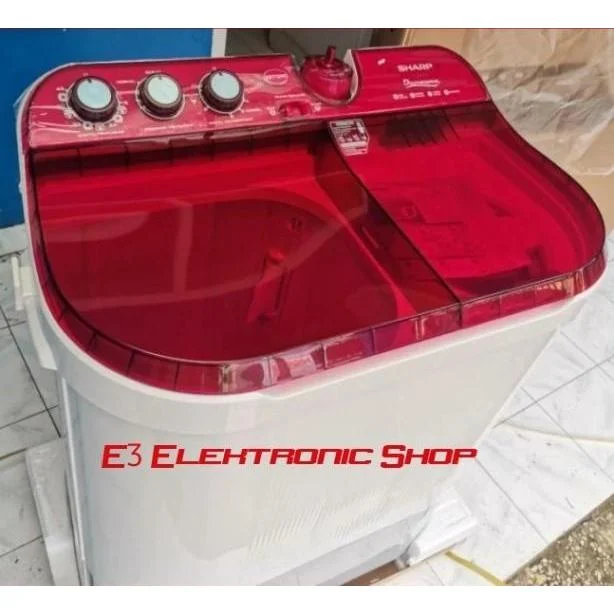 Sharp 10 Kg 2 Tabung Dolphinwave Series ES-T1090 Washer est1090 est 1090