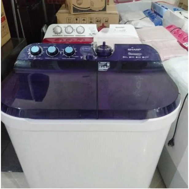 Sharp 10 Kg 2 Tabung Dolphinwave Series ES-T1090 Washer est1090 est 1090