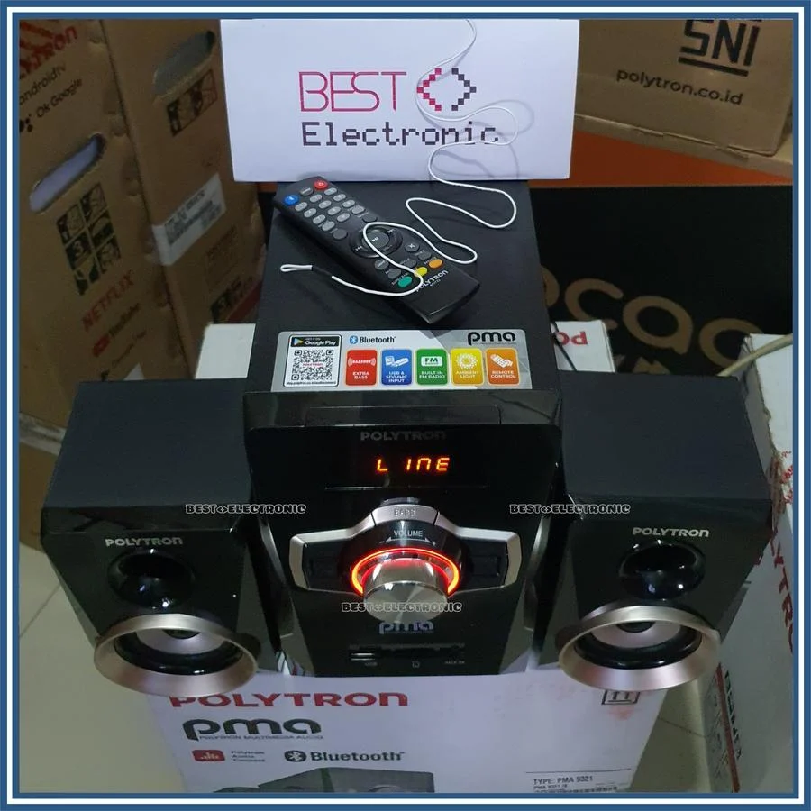 Speaker Aktif Usb Bluetooth Polytron PMA9321 PMA 9321 nEW
