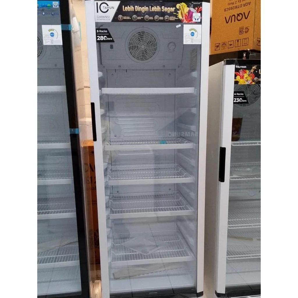 SHOWCASE POLYTRON SCN230 SCN 2800 scn-280 230liter 5rak