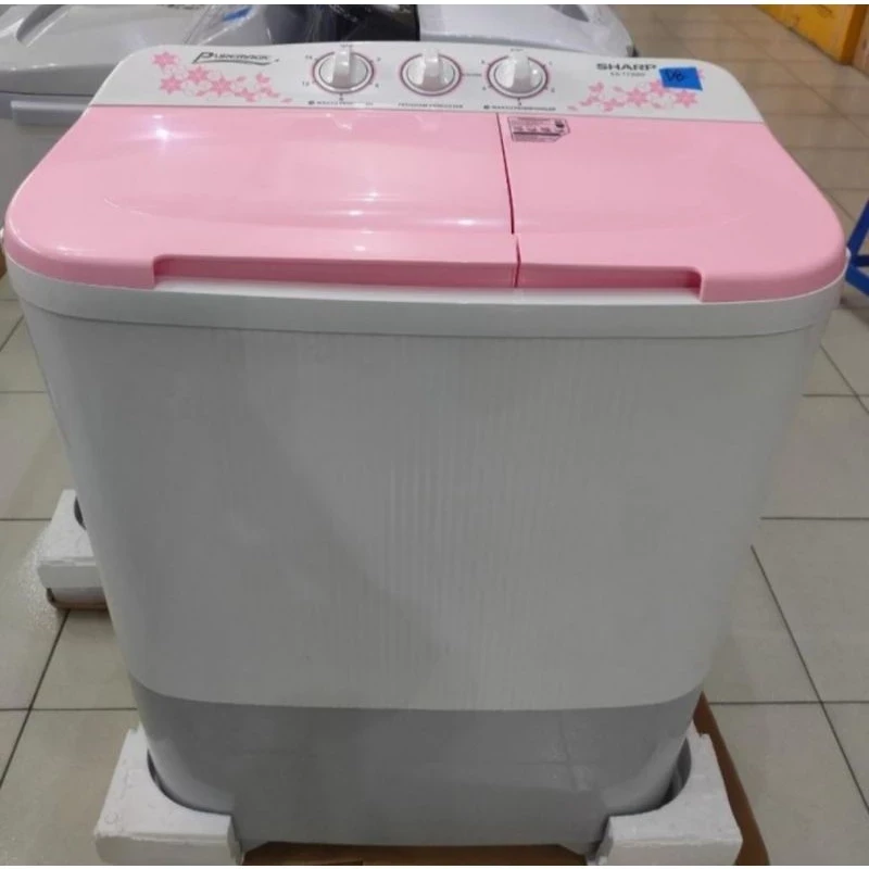 MESIN CUCI SHARP EST 70 MW 7 KG 2 TABUNG 70MW 7KG PURE MAGIC LOW