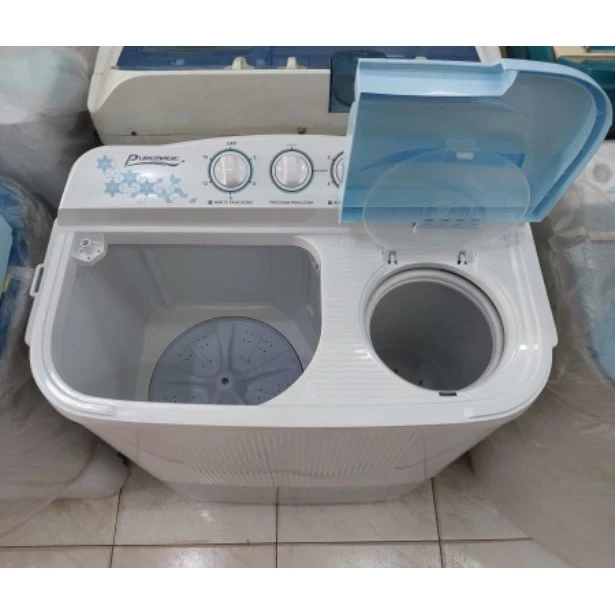 MESIN CUCI SHARP EST 70 MW 7 KG 2 TABUNG 70MW 7KG PURE MAGIC LOW