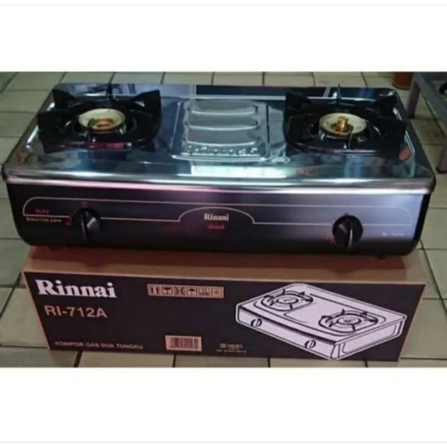 Rinnai KOMPOR GAS 2 TUNGKU Ri-712A 712A