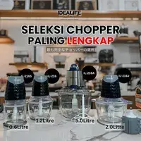 Chopper idealife Penggiling Listrik 1.2L IL-216 IL 216
