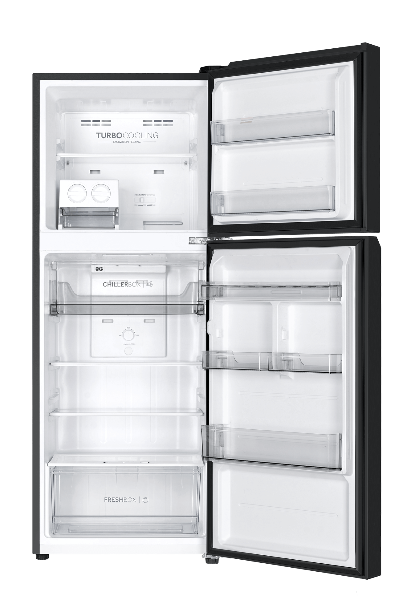 KULKAS AQUA 2PINTU AQUA AQR-DTM265CB | Kulkas AQUA 2 pintu Low Watt AQRD265 AQRD 265DTS