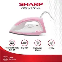 SETRIKA SHARP EIN05 Dry Iron Setrika Gosokan Electric Iron EIN 05