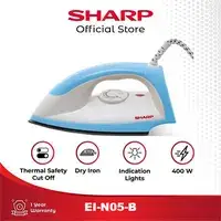 SETRIKA SHARP EIN05 Dry Iron Setrika Gosokan Electric Iron EIN 05