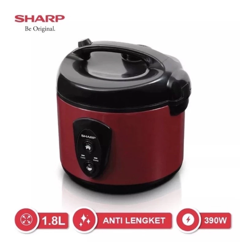 Rice Cooker Magic Com Sharp KSG-18MH  KSG18M KSG 18M Penanak Nasi Kapasitas 1.8 Liter
