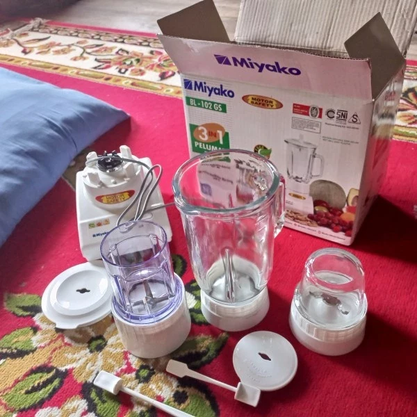 BLENDER MIYAKO BL 102PL BL102PL 3 IN 1 PLASTIK