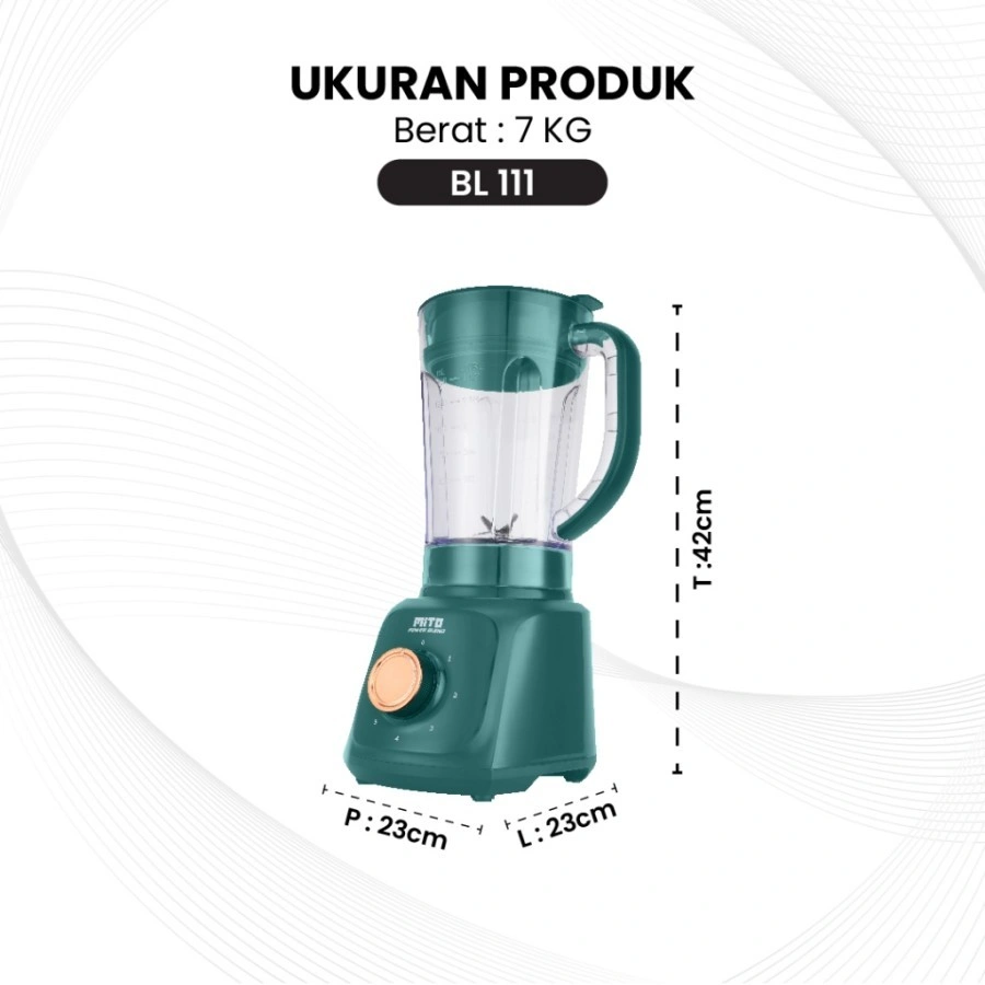 Blender Mito BL111 BL-111 1.8 Liter GARANSI RESMI body plastik
