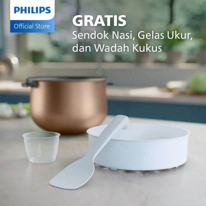 MAGIC COM PHILIPS HD4812/31 HD 4812 Philips Digital Rice Cooker Magicom 1.8 L HD 4812 - 3000 Digital Series Premium HD4812/31 - Hitam - 18 Menu Masak