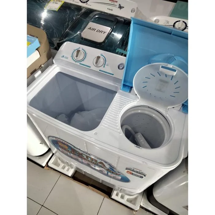 SANKEN MESIN CUCI  9KG TW-9110PK Mesin Cuci 2 Tabung 9110PK Garansi Resmi