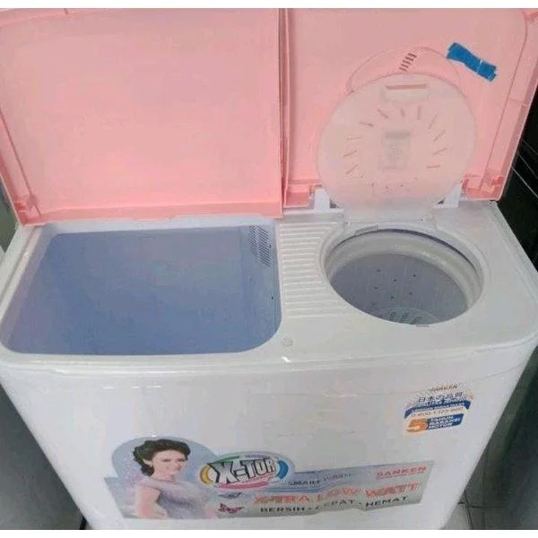 SANKEN MESIN CUCI  9KG TW-9110PK Mesin Cuci 2 Tabung 9110PK Garansi Resmi