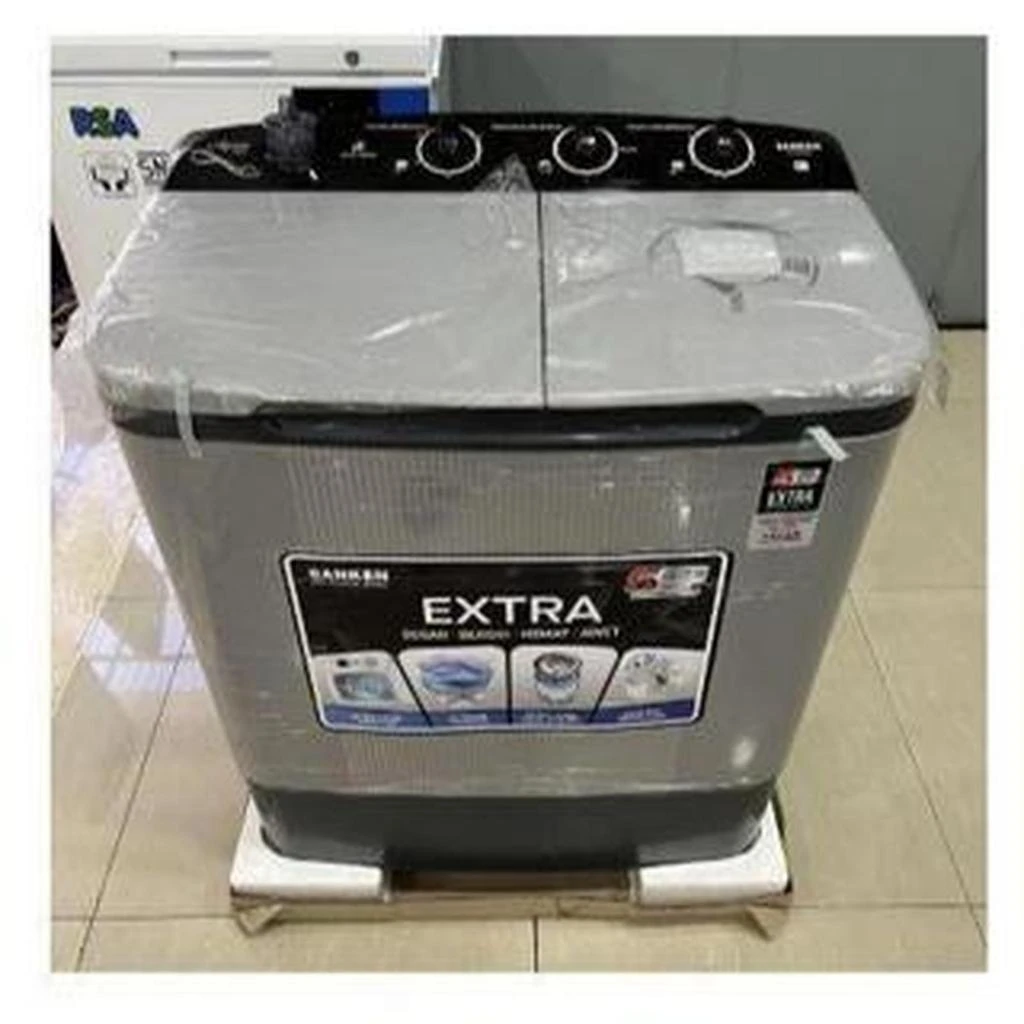 SANKEN MESIN CUCI  8KG TW-8600RL Mesin Cuci 2 Tabung 8 Kg 8600RL Garansi Resmi
