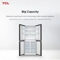 TCL Kulkas P580CD / P 580 CD Multidoor 4 Pintu 541 L Inveter