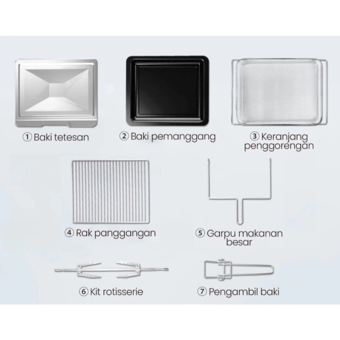 OVEN MECOO 38 LITER MECOO AESTHETIC PREMIUM DIGITAL OVEN 38 LITER