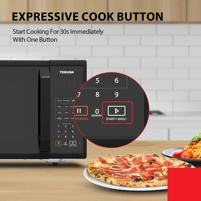 Toshiba Microwave Oven MM-EM24P (BK) Kapasitas 24 Liter