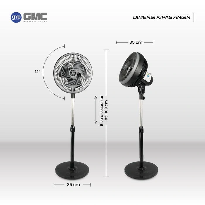 GMC STAND FAN 316 12