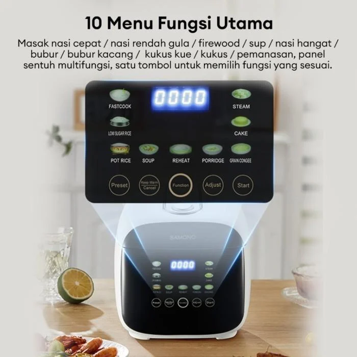 Samono Panci Blue Diamond Smart Rice Cooker 500W