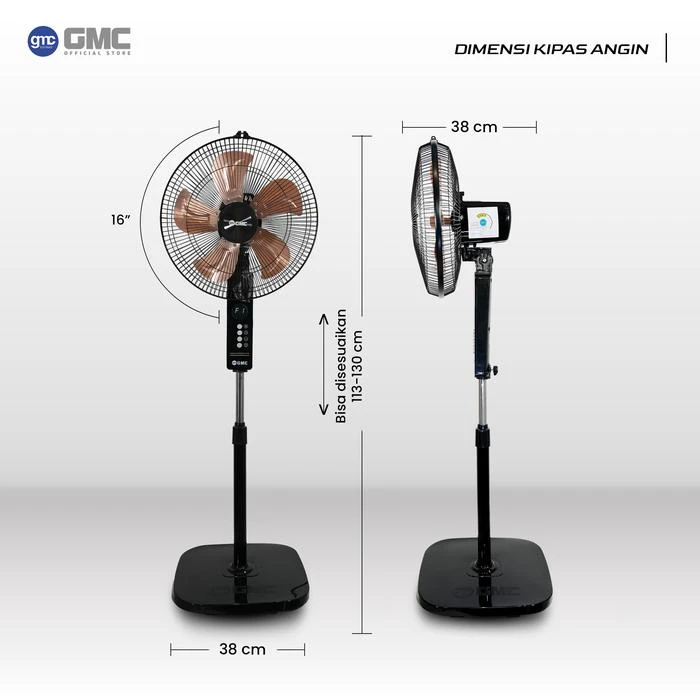 GMC STAND FAN 818 Kipas Berdiri GMC 16