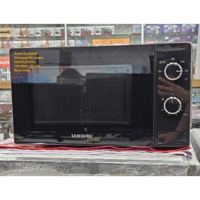 MICROWAVE samsung Samsung MS20A3010AL/SE MS20 MS20A3010AL MW3000AM Microwave Oven Solo Glass Door 20L