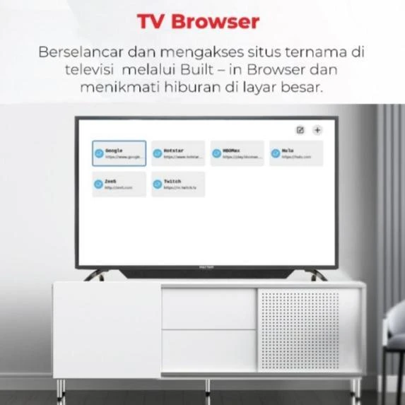 Polytron LED Digital TV 43' Full HD FHD USB Play PLD 43CV8869 SMART