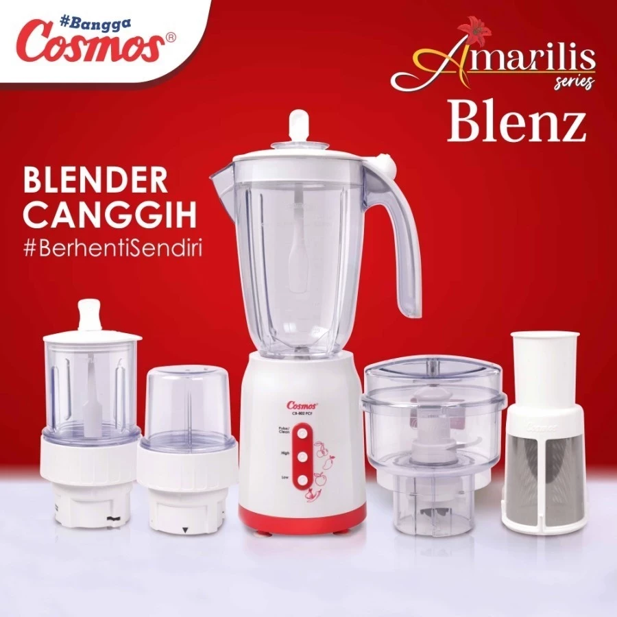COSMOS Blender CB 802 PCF 4in1 CB802 CB 802 pcf cb-802 Blenz CHOPPER COSMOS