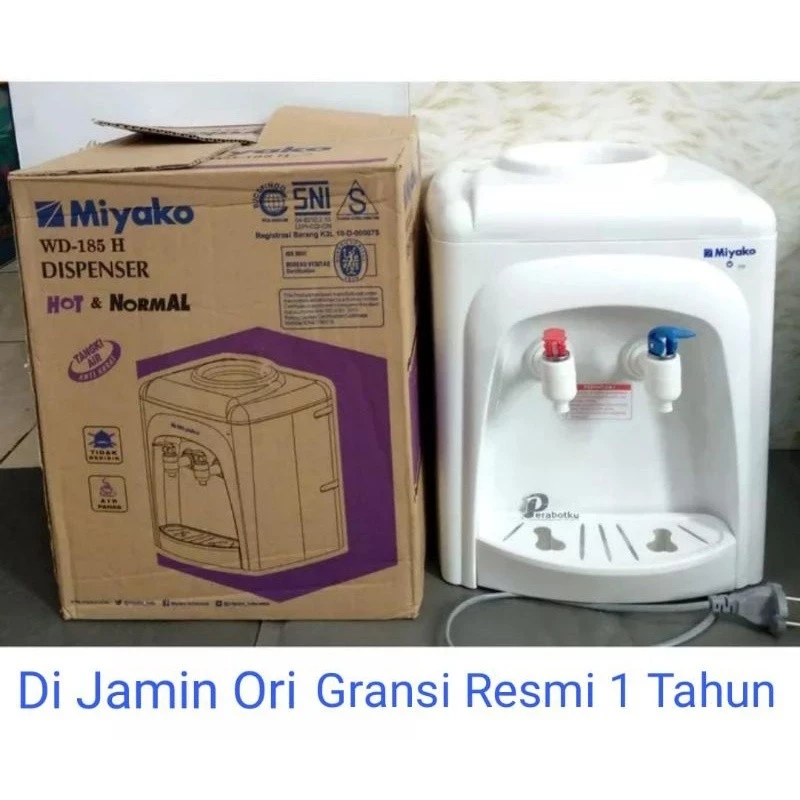 Dispenser Miyako WD 186 185 2 kran keran panas / hot dan normal / fresh WD185 WD-185 WD186