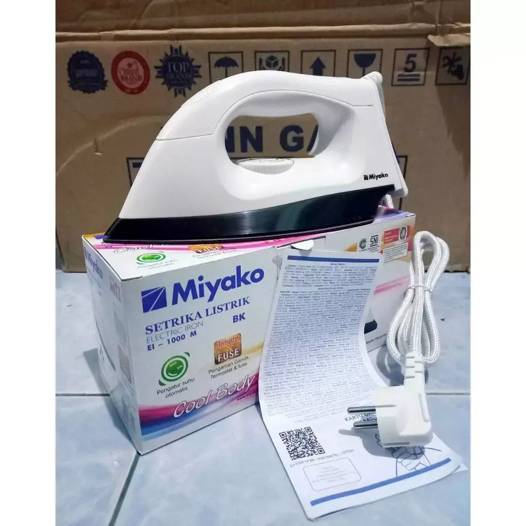 Setrika Miyako Miyako Seterika Dry Iron - EI-1000 M / EI 1000 M / EI1000 M / El 1008/ EI-1008 PROMO