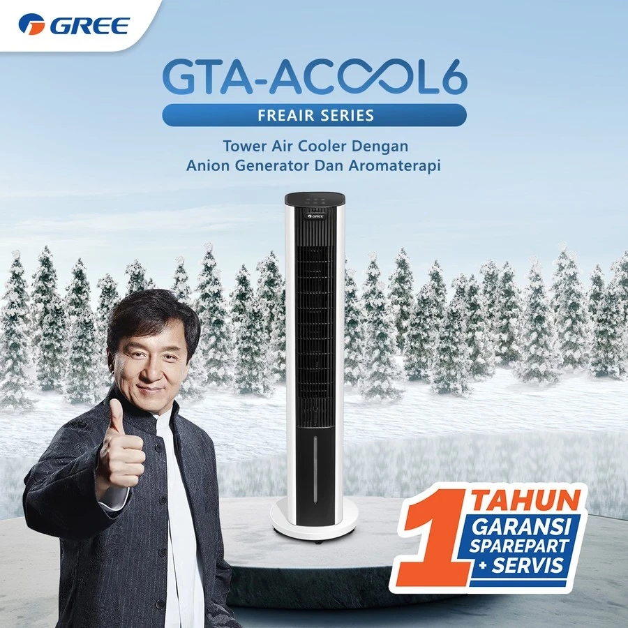 GREE AIR COOLER 6 LITER GTA ACOOL6 PENYEJUK RUANGAN *Free 2Pcs Icepack