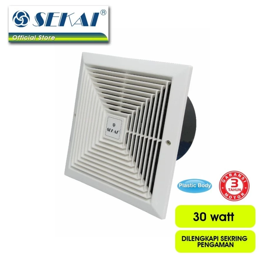Sekai Kipas Angin Dak Exhaust FAN DUCTING  Tipe Langit-Langit MVF1091 10 INCH MVF893 8 INCH