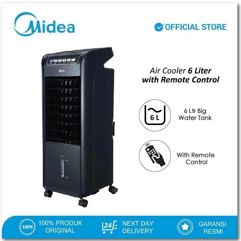 AIR COOLER MIDEA 6 LITER AC100 A AC-100A AC100A pake remot