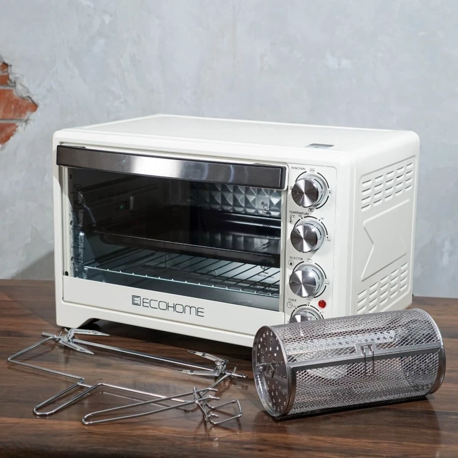 Oven Listrik Ecohome 38 Liter Bonus Air Fryer Basket