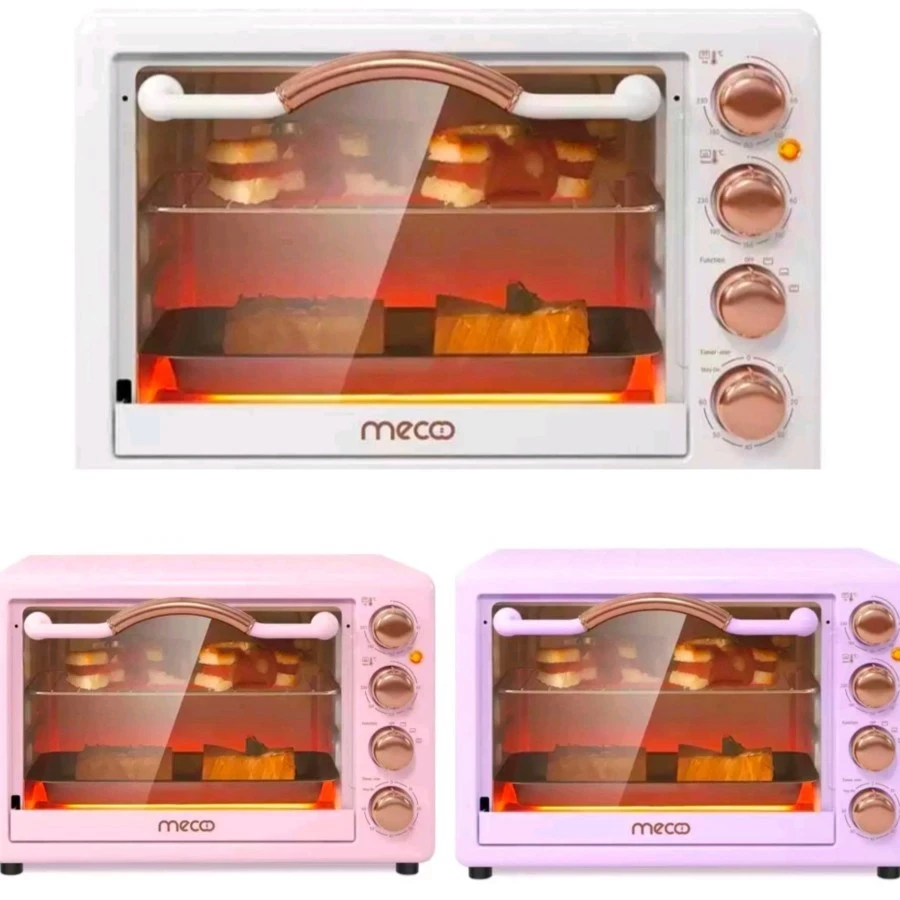 Mecoo Aesthetic Electric Oven 22 Liter 400-800 Low Watt Oven Listrik