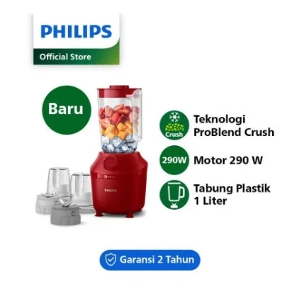 BLENDER PHILIPS 1L Plastik HR2042 /33 290 watt Garansi resmi HR 2042