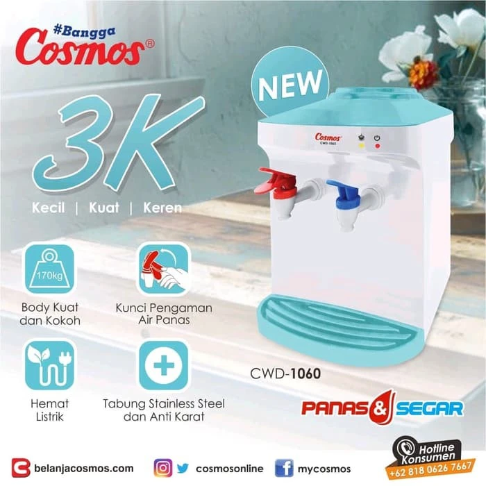 Dispenser COSMOS Hot Dan Normal CWD 1060 CWD1060 CWD-1060