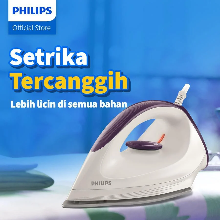 Philips Dry Iron GC160/27 - Setrika Philips GC 160