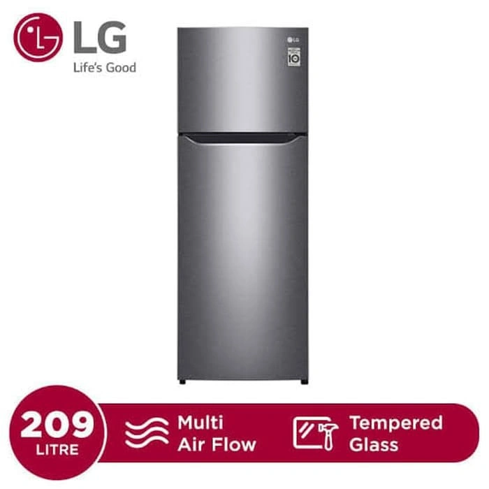 KULKAS LG 2PINTU 202 Liter gnb202SQIR GN-B202SQIR SILVER LG Kulkas 2 Pintu 202 LiterGN-B202SQIR 202SQIR