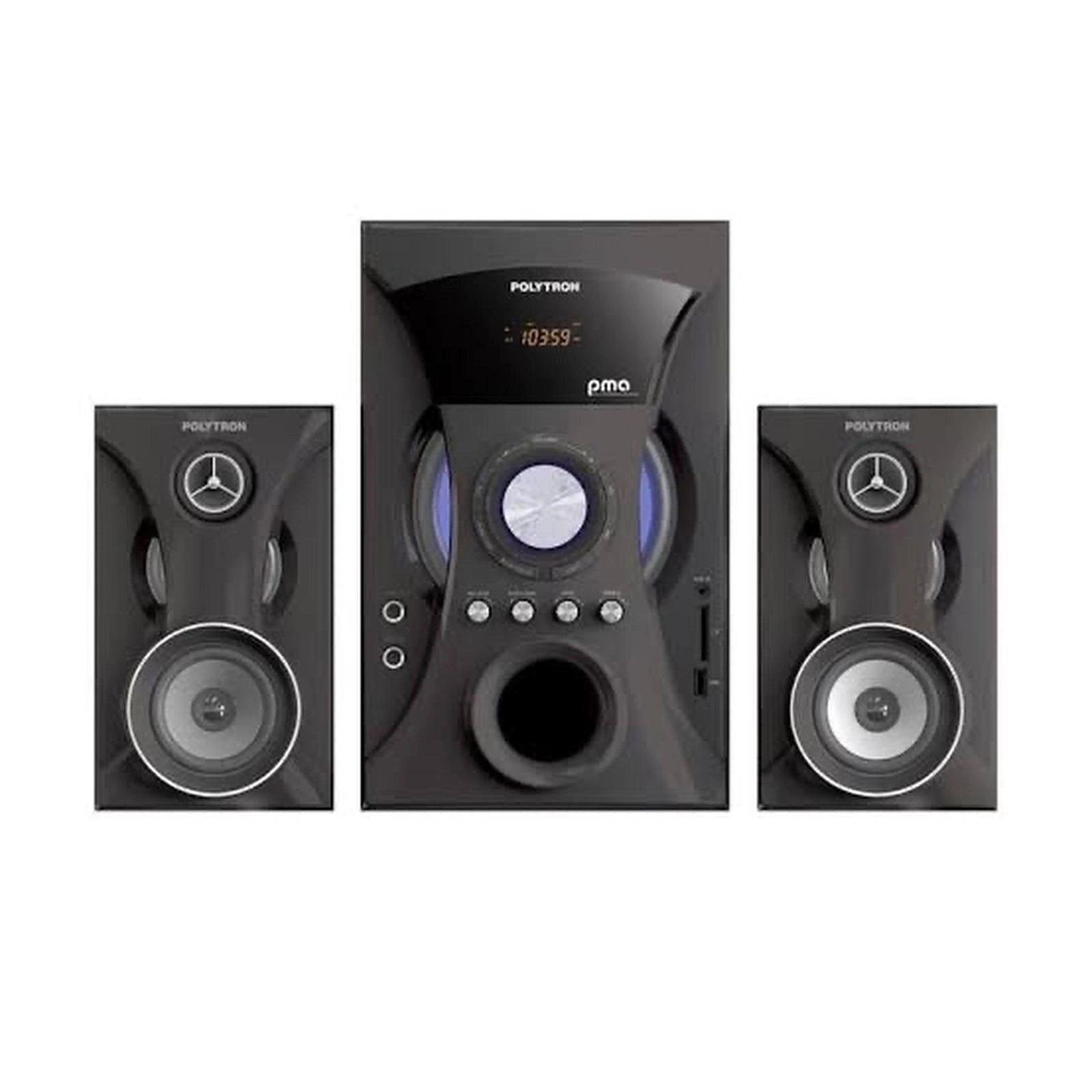POLYTRON SPEAKER AUDIO PMA 9525 PMA9525 PENGGANTI PMA 9505 PMA9505 SUPER BASS USB BLUETOOTH