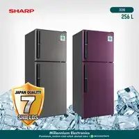 LEMARI ES KULKAS SHARP SJ326GC SR SD 326GC HANDLE