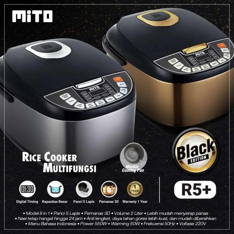 MAGIC COM MITO R5 R 5 DIGITAL RICE COOKER MITO R5 PLUS