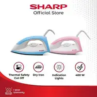 SETRIKA SHARP EIN05 Dry Iron Setrika Gosokan Electric Iron EIN 05