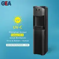 DISPENSER GEA GALON BAWAH KOMPRESOR Star UV lamp ozone
