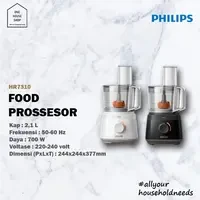 PHILIPS HR7310 HR 7310 Food Processor Pengolah Makanan 2.1 L