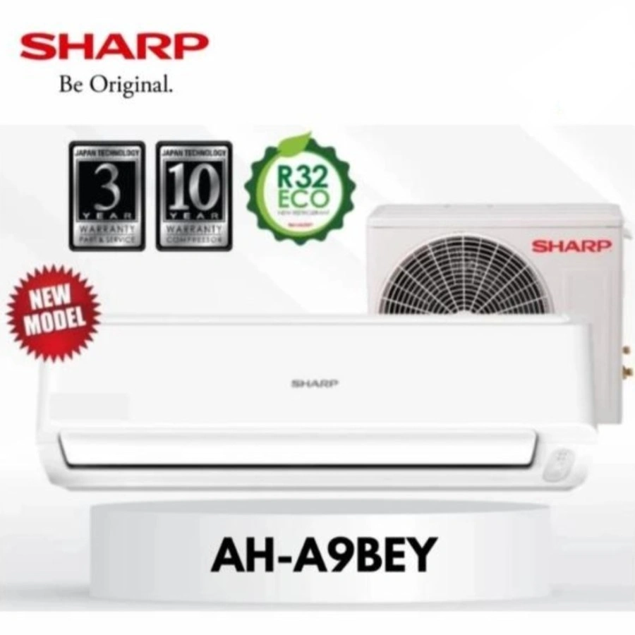 AC SHARP 1PK AHA9BEY 9BEY UNIT INCLUDE PASANG DAN BAHAN LENGKAP