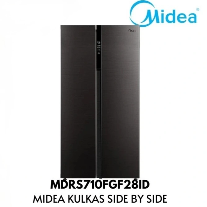 Kulkas Midea side by side 535 ltr inverter MDRS710FGF28ID MDRS710 FGF28ID