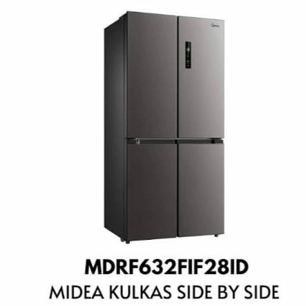 KULKAS MULTIDOORS MIDEA Kulkas Side by Side MDRF632 FIF28ID Inverter