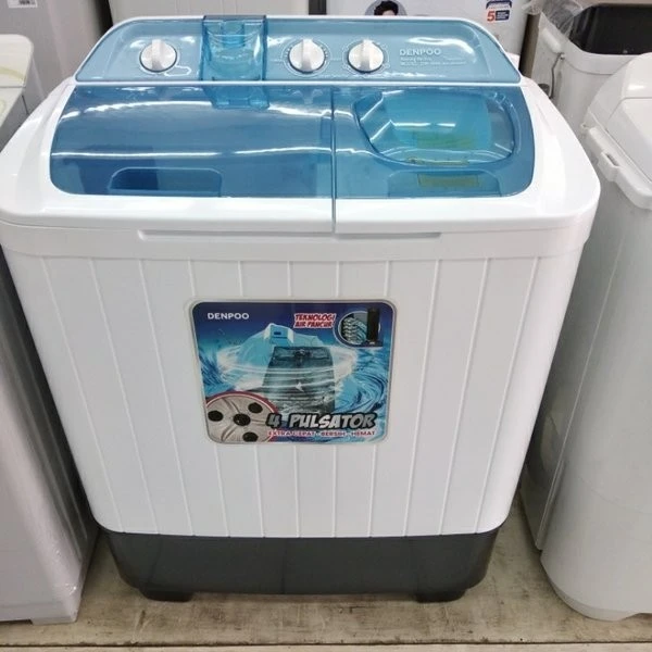 MESIN CUCI  DENPOO 8KG DW 888B TWIN TUB DW 898